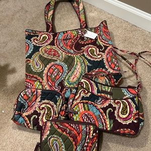 Vera Bradley 4 Piece Set in Heirloom Paisley